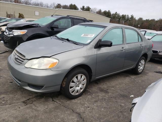 TOYOTA COROLLA CE 2003 with VIN 1NXBR32E73Z166310 - Photo from auction