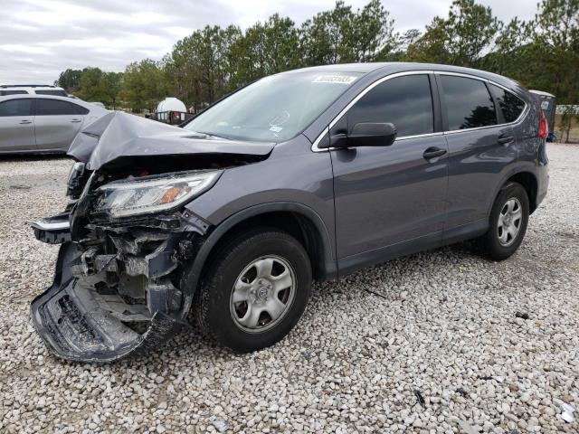 HONDA CR-V LX 2015 with VIN 3CZRM3H39FG704837 - Photo from auction