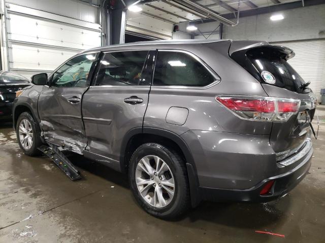 Photo 2 from auction – 2015 TOYOTA HIGHLANDER with VIN 5TDJKRFH6FS164181
