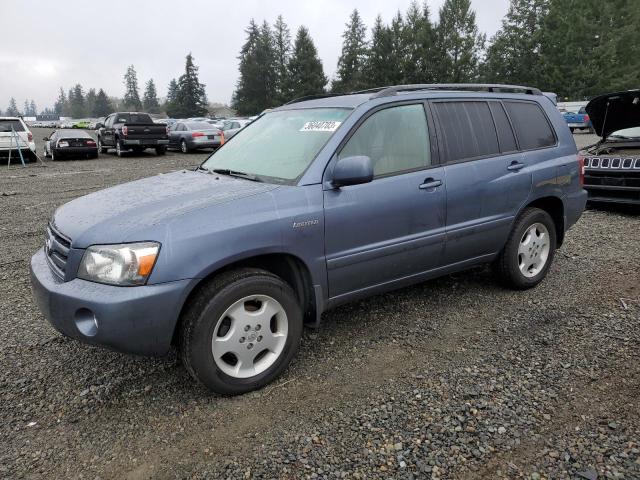 TOYOTA HIGHLANDER 2006 with VIN JTEEP21A160142348 - Photo from auction