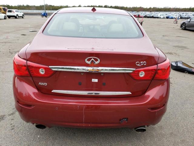 Photo 6 from auction – 2014 INFINITI Q50 BASE with VIN JN1BV7AR5EM683770