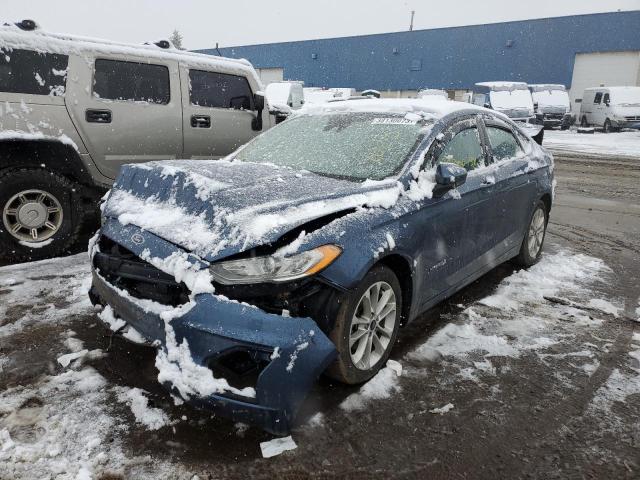 FORD FUSION SE 2019 with VIN 3FA6P0LU0KR131023 - Photo from auction