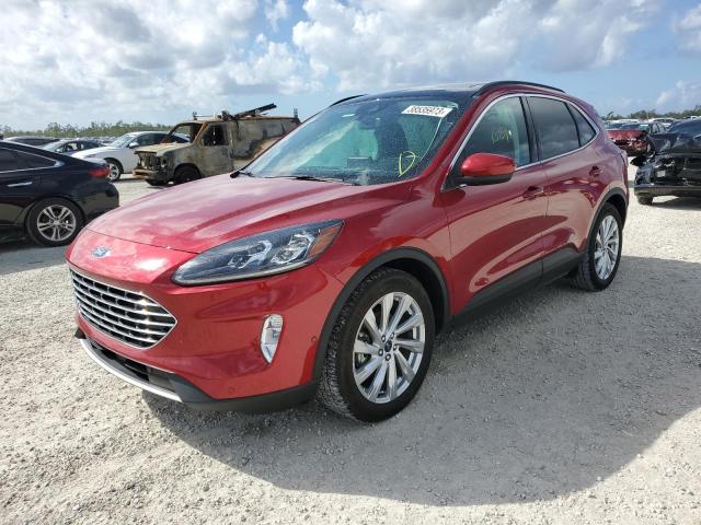 FORD ESCAPE TIT 2021 with VIN 1FMCU0DZ5MUB15102 - Photo from auction