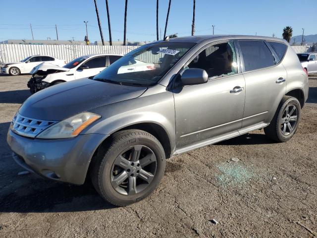 NISSAN MURANO SL 2005 with VIN JN8AZ08W15W434522 - Photo from auction