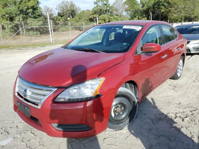 NISSAN SENTRA S 2014 with VIN 3N1AB7AP7EL693195 - Photo from auction