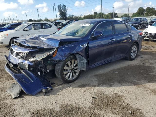 KIA OPTIMA EX 2016 with VIN 5XXGU4L31GG008195 - Photo from auction