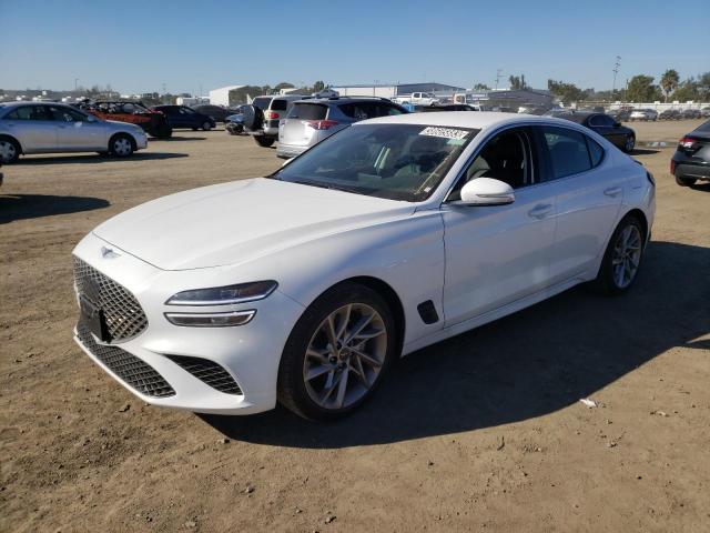 GENESIS G70 BASE 2022 with VIN KMTG34TA8NU095099 - Photo from auction