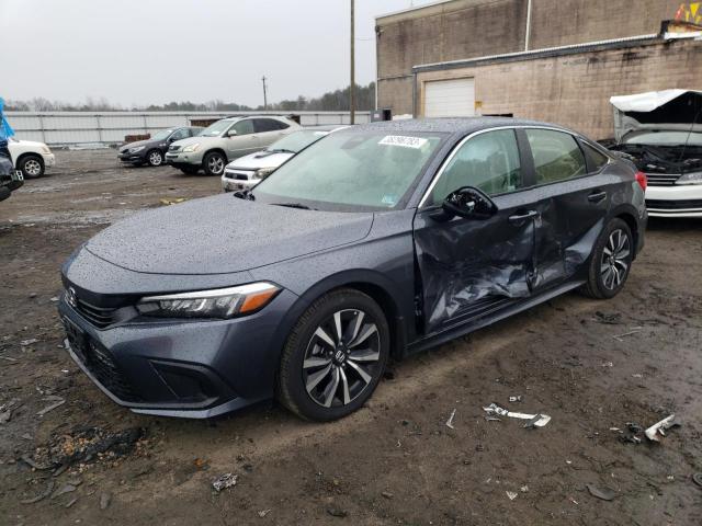 HONDA CIVIC EX 2022 with VIN JHMFE1F73NX006586 - Photo from auction