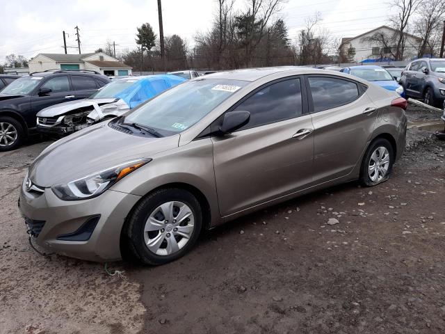 Photo 1 from auction – 2016 HYUNDAI ELANTRA SE with VIN 5NPDH4AE8GH690184
