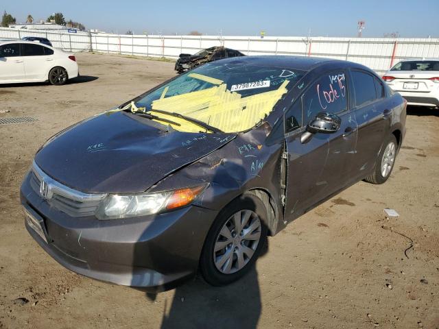 HONDA CIVIC LX 2012 with VIN 19XFB2F52CE337297 - Photo from auction