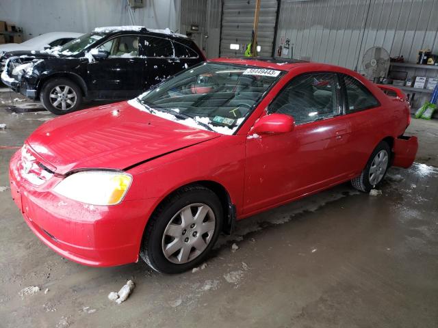 HONDA CIVIC EX 2002 with VIN 1HGEM22982L033588 - Photo from auction