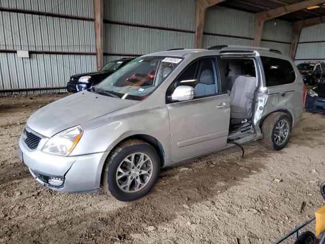 KIA SEDONA LX 2014 with VIN KNDMG4C77E6553245 - Photo from auction