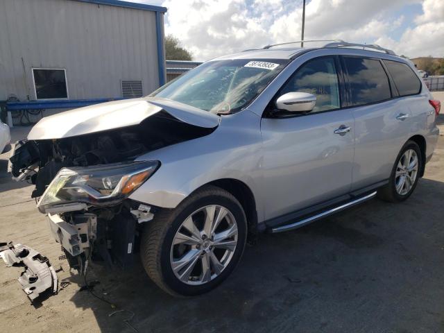 NISSAN PATHFINDER 2018 with VIN 5N1DR2MN1JC657488 - Photo from auction