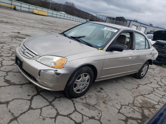 HONDA CIVIC LX 2002 with VIN 2HGES165X2H577420 - Photo from auction