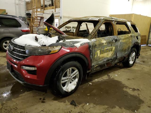 FORD EXPLORER X 2022 with VIN 1FMSK8DHXNGC21388 - Photo from auction