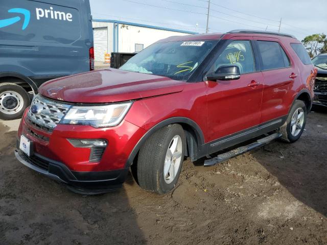 FORD EXPLORER X 2018 with VIN 1FM5K7D83JGC90957 - Photo from auction