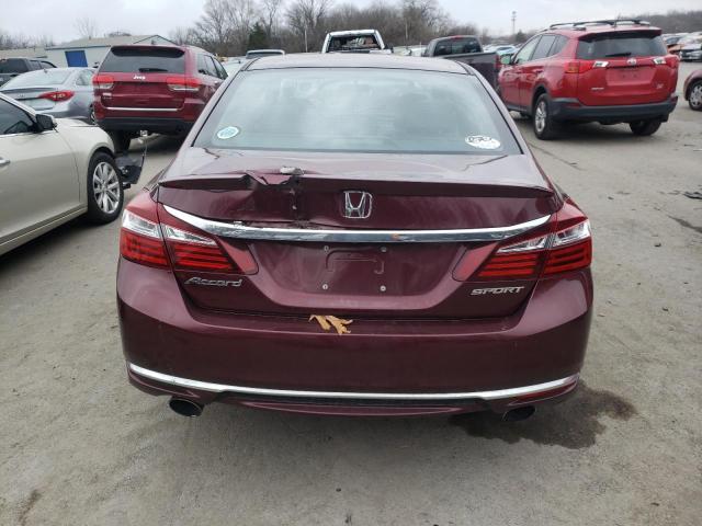 Photo 6 from auction – 2016 HONDA ACCORD with VIN 1HGCR2F52GA246703