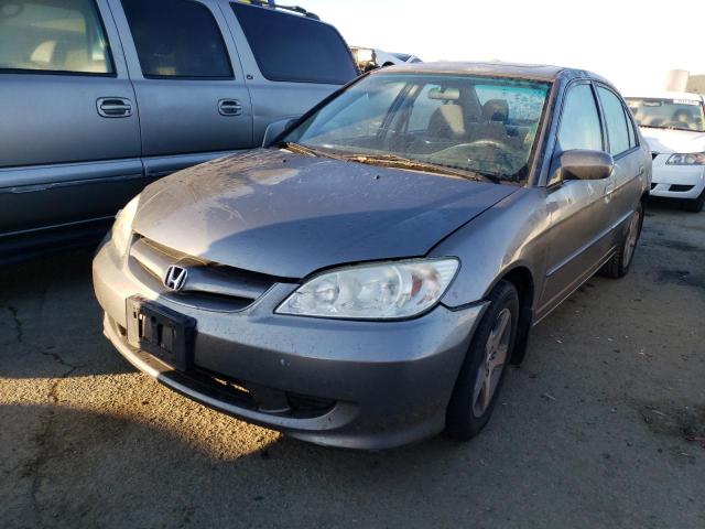 HONDA CIVIC EX 2005 with VIN 2HGES26705H603938 - Photo from auction