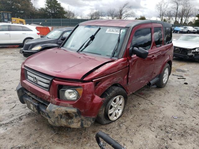 HONDA ELEMENT EX 2008 with VIN 5J6YH187X8L016729 - Photo from auction