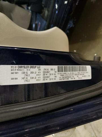 Photo 14 from auction – 2015 CHRYSLER TOWN & COU with VIN 2C4RC1BG5FR545155