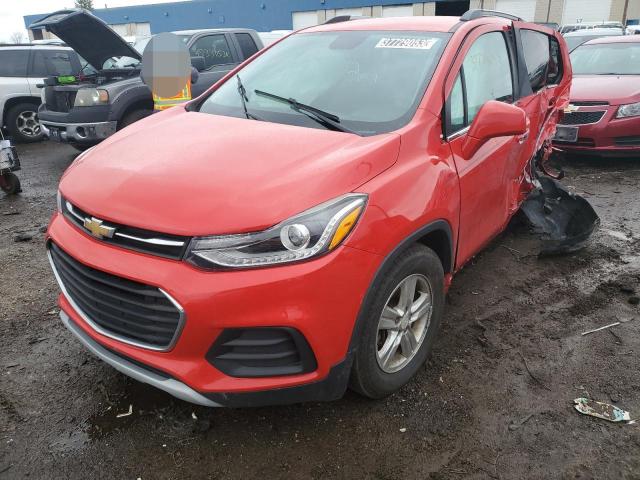 CHEVROLET TRAX 1LT 2017 with VIN 3GNCJLSBXHL168311 - Photo from auction