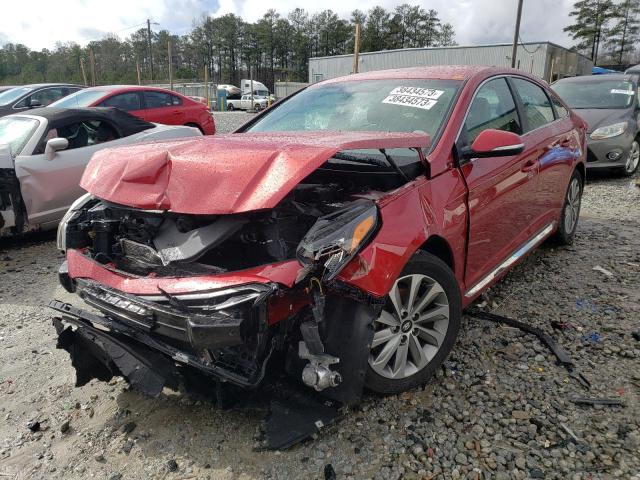 HYUNDAI SONATA SPO 2017 with VIN 5NPE34AF6HH546243 - Photo from auction