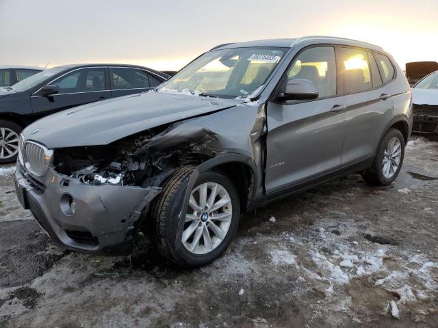 BMW X3 XDRIVE2 2017 with VIN 5UXWX9C55H0T00922 - Photo from auction