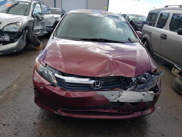 Photo 5 from auction – 2012 HONDA CIVIC LX with VIN 2HGFB2F56CH612577