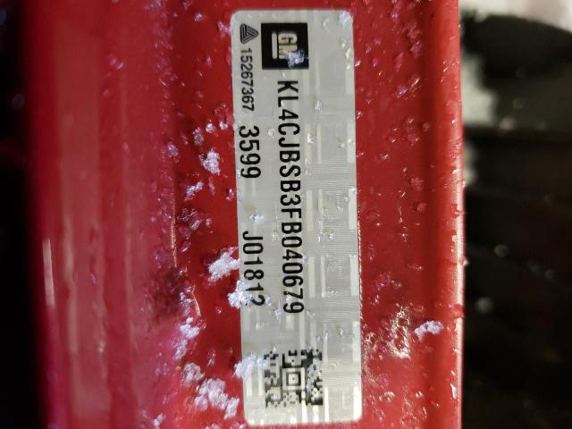 Photo 14 from auction – 2015 BUICK ENCORE CON with VIN KL4CJBSB3FB040679