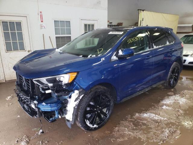 FORD EDGE SEL 2022 with VIN 2FMPK4J93NBA70123 - Photo from auction