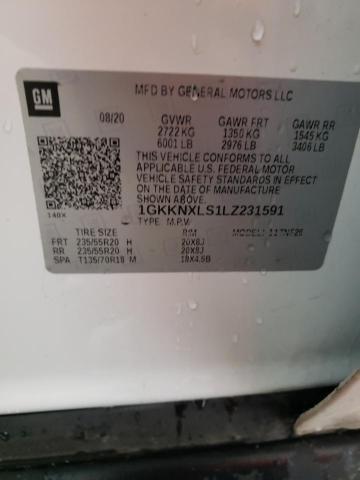 Photo 14 from auction – 2020 GMC ACADIA DEN with VIN 1GKKNXLS1LZ231591