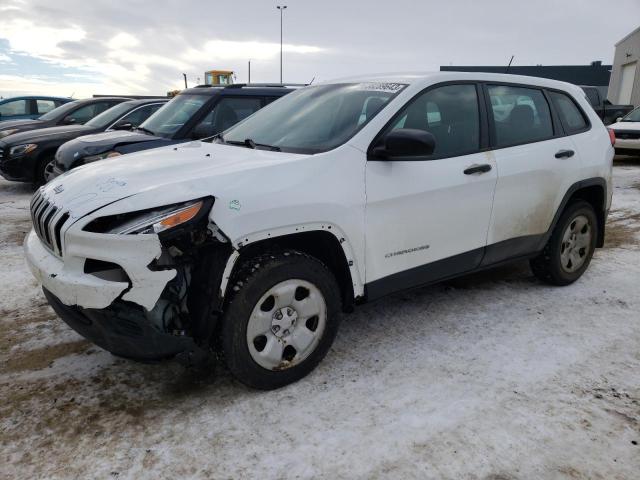 JEEP CHEROKEE S 2014 with VIN 1C4PJMAB8EW271055 - Photo from auction