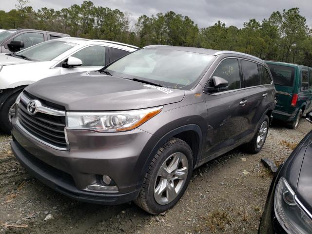 TOYOTA HIGHLANDER 2015 with VIN 5TDYKRFH8FS073363 - Photo from auction