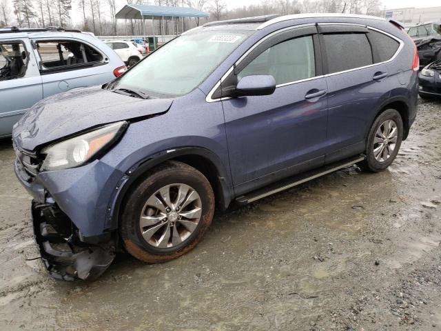 HONDA CR-V EXL 2014 with VIN 2HKRM3H75EH540792 - Photo from auction