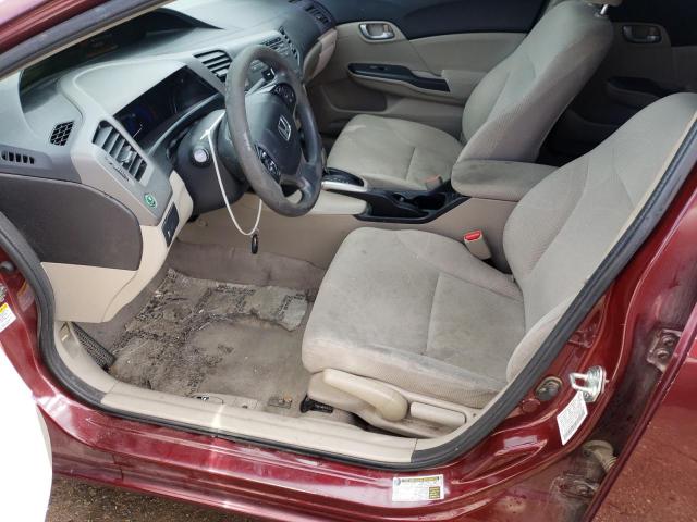 Photo 7 from auction – 2012 HONDA CIVIC LX with VIN 2HGFB2F56CH612577