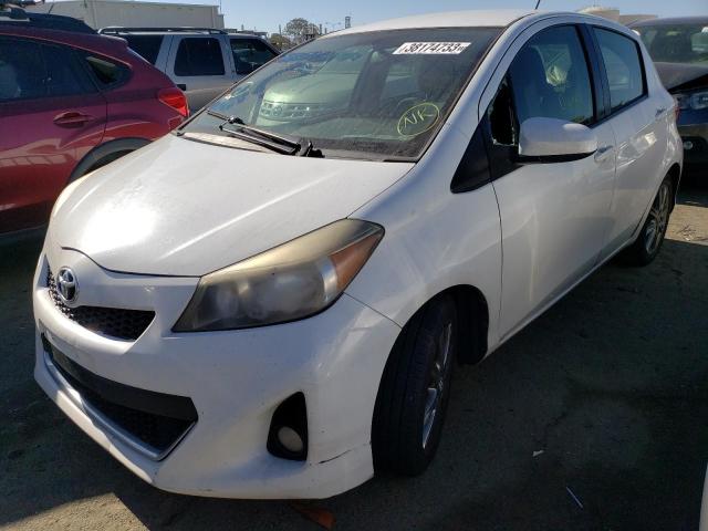TOYOTA YARIS 2013 with VIN JTDKTUD32DD550696 - Photo from auction