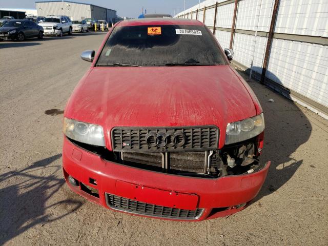 Photo 5 from auction – 2005 AUDI S4 with VIN WAUPL68E45A058202