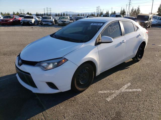 TOYOTA COROLLA 2015 with VIN 2T1BURHE9FC409405 - Photo from auction