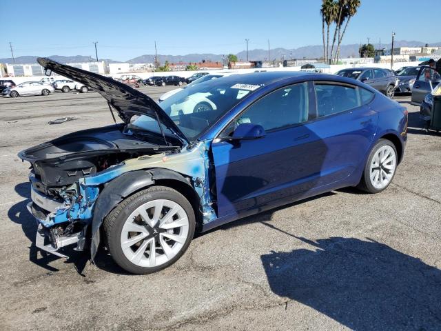 TESLA MODEL 3 2022 with VIN 5YJ3E1EA6NF145476 - Photo from auction
