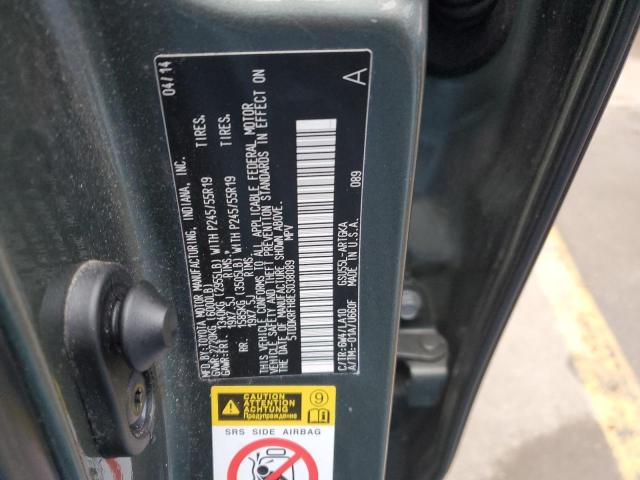 Photo 14 from auction – 2014 TOYOTA HIGHLANDER with VIN 5TDDKRFH8ES038089