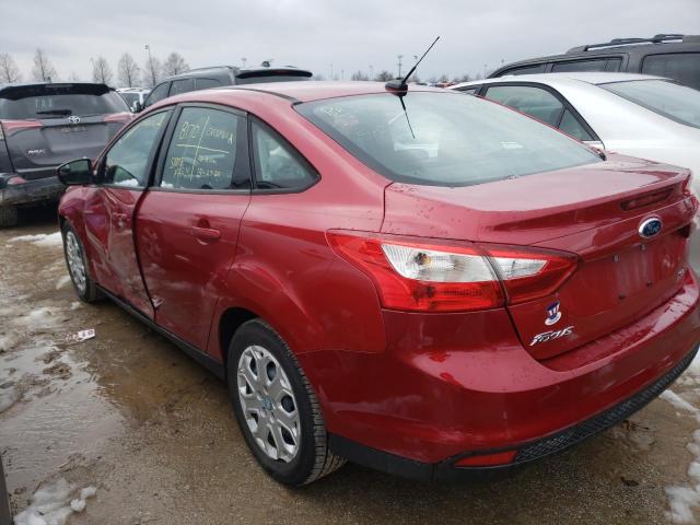 Photo 2 from auction – 2012 FORD FOCUS SE with VIN 1FAHP3F28CL336870