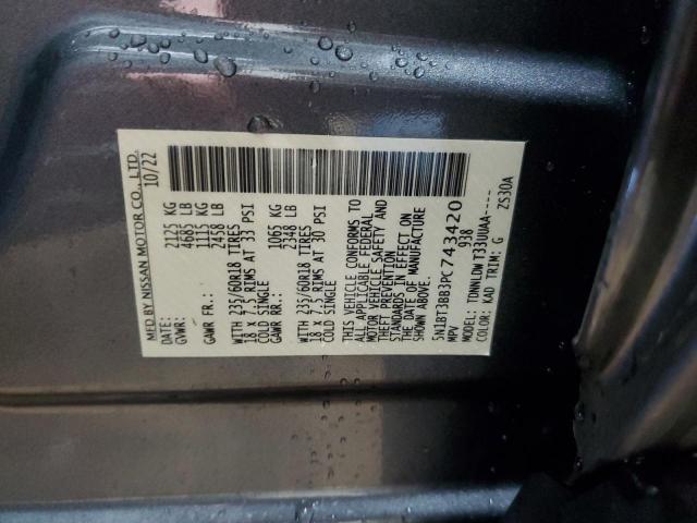 Photo 14 from auction – 2023 NISSAN ROGUE SV with VIN 5N1BT3BB3PC743420