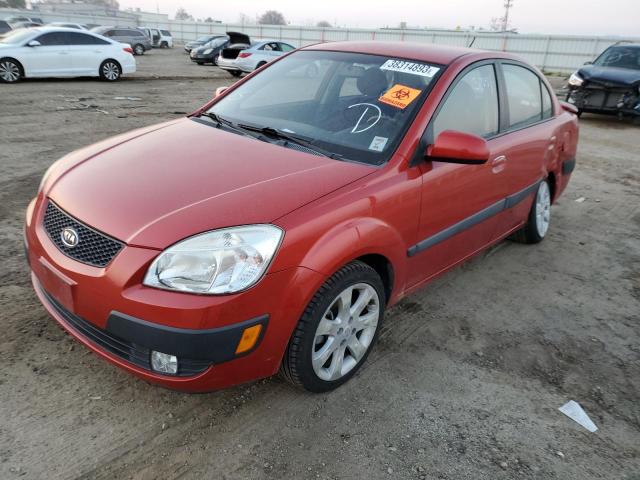 KIA RIO BASE 2008 with VIN KNADE123986429837 - Photo from auction