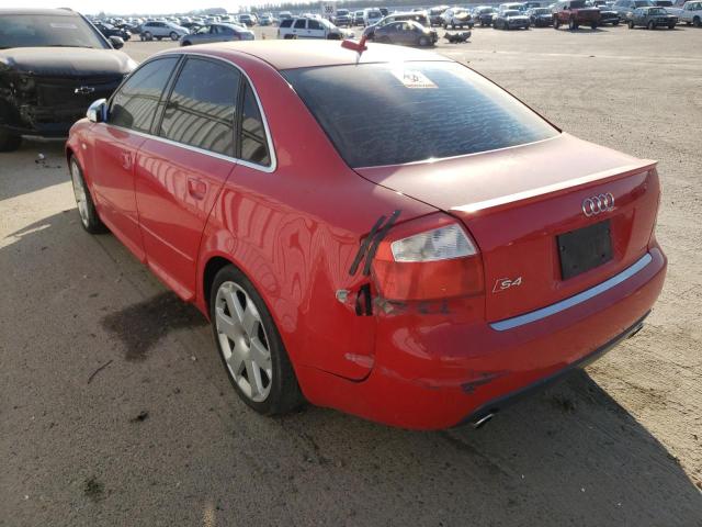 Photo 2 from auction – 2005 AUDI S4 with VIN WAUPL68E45A058202