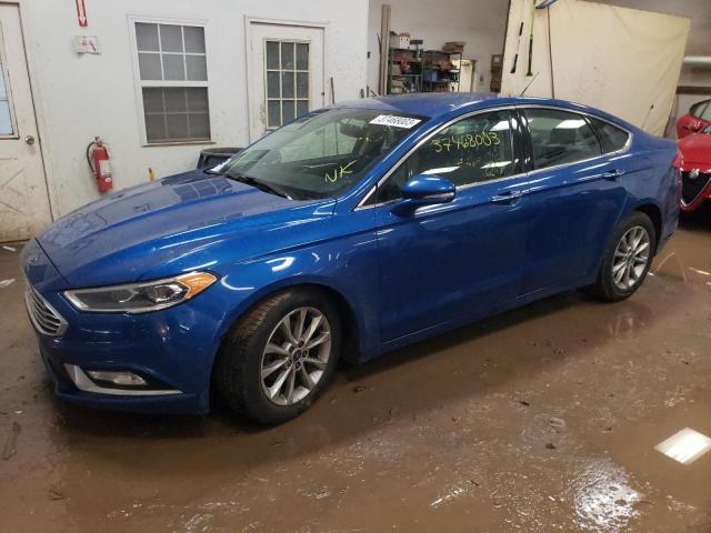 FORD FUSION SE 2017 with VIN 3FA6P0HD8HR178267 - Photo from auction