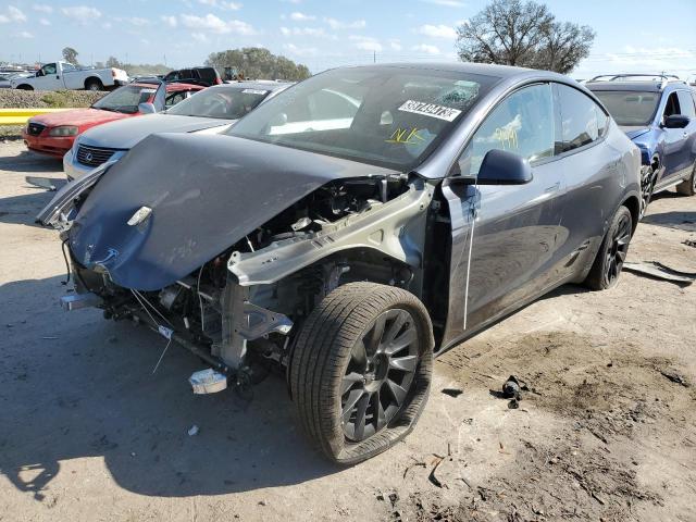 TESLA MODEL Y 2022 with VIN 7SAYGDEE2NF481763 - Photo from auction