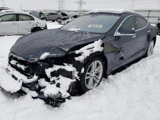 TESLA MODEL S 85 2015 with VIN 5YJSA1H28FFP71463 - Photo from auction