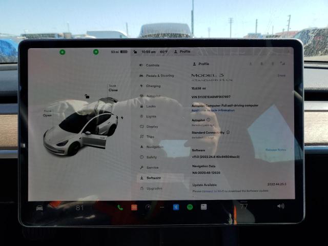 Photo 9 from auction – 2021 TESLA MODEL 3 with VIN 5YJ3E1EA8MF907897