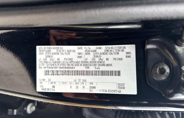 Photo 10 from auction – 2017 FORD F350 SUPER with VIN 1FT8W3BT5HEB90581