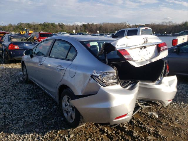Photo 2 from auction – 2015 HONDA CIVIC LX with VIN 19XFB2F5XFE056417